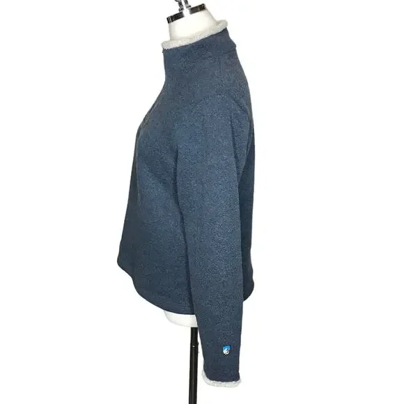 Kuhl Alfpaca Fleece Ingrid Quarter Zip Pullover Sweater-Size Small - Picture 5 of 13